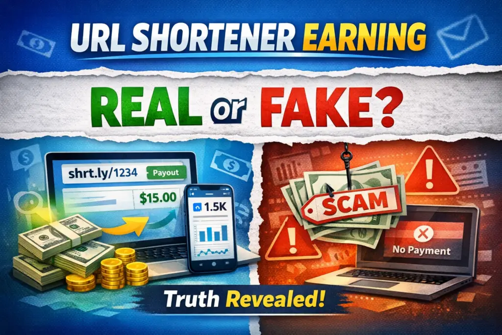 URL Shortener Earning Real or Fake? Truth Explained