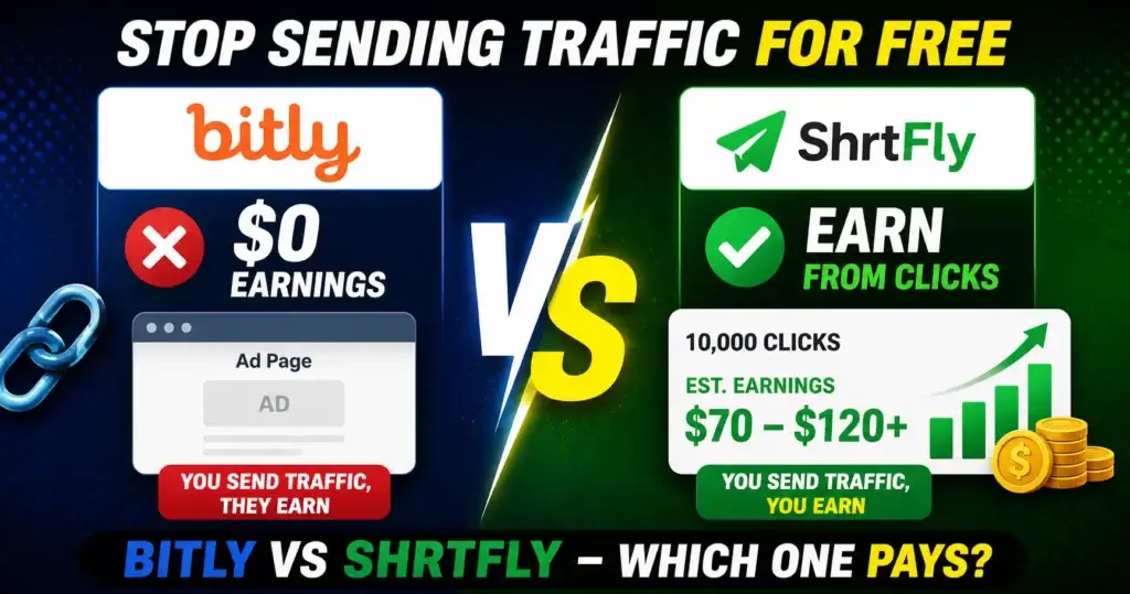 ShrtFly vs Bitly in 2026: Free Shortener vs Paid (and Which Actually Pays You)